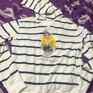 polo teddy bear hoodie